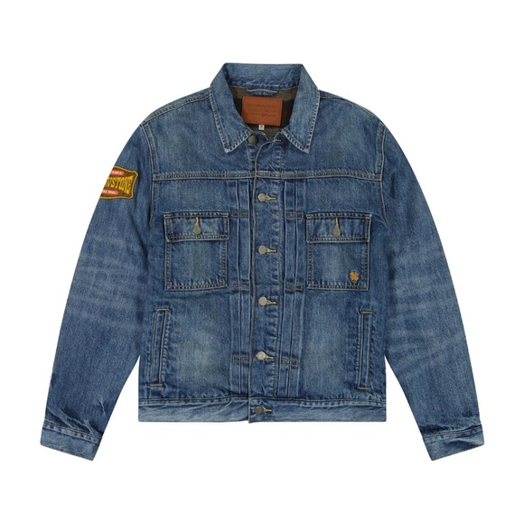 Lucky Brand X Yellowstone Men's Type 2 Pintuck Denim Jacket TV Show Size M - Picture 2 of 14